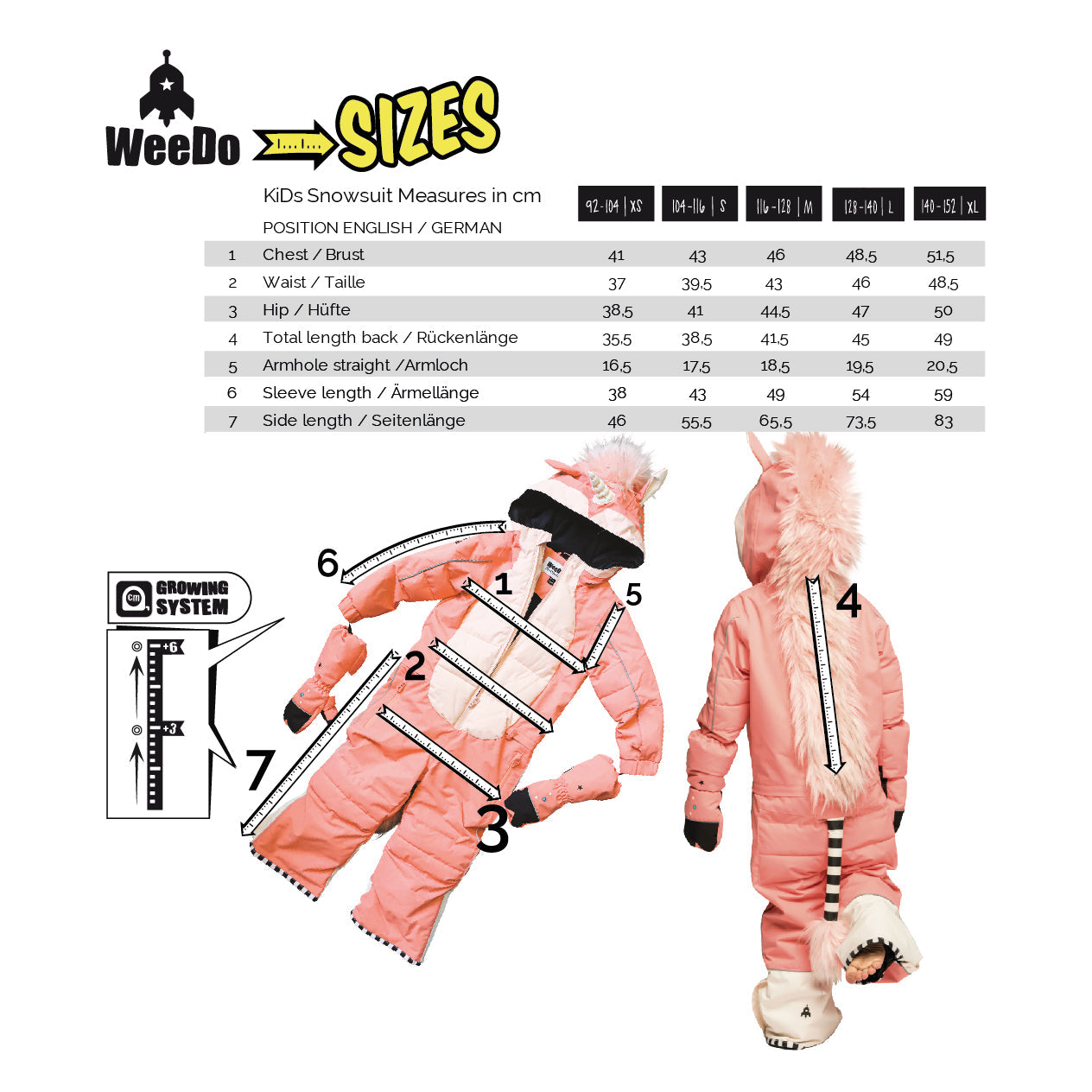 Weedo Kids Snowsuit CROWDO