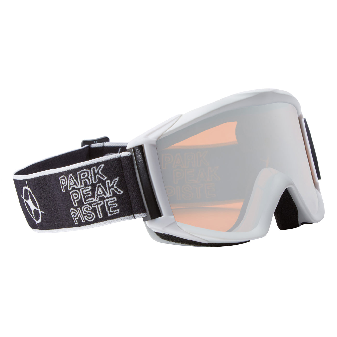 Manbi-PPP Adult Apollo Goggle White Gloss/Silver Mirror