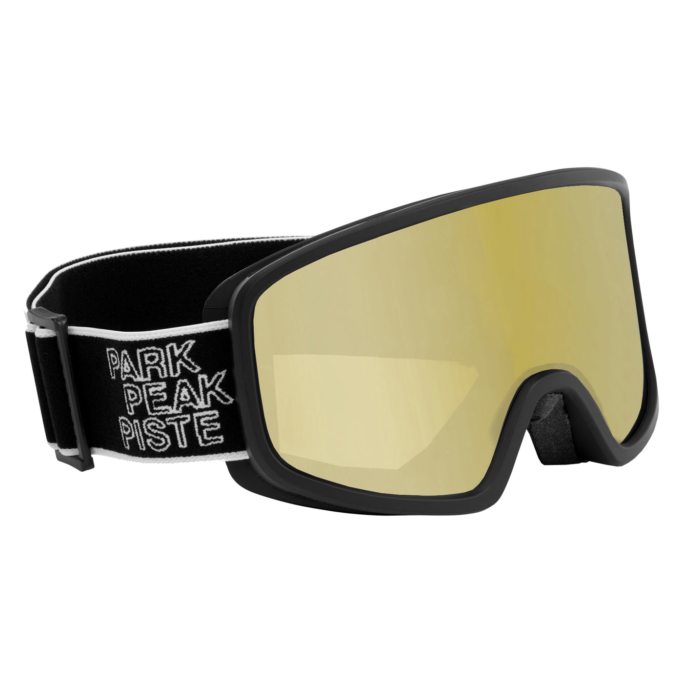 Manbi-PPP Adult Odyssey Goggle - Black Matt - Gold Mirror