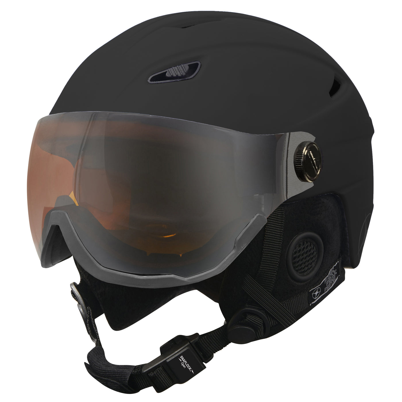 Park Peak Piste - Park Visor Pro Helmet Black Matt