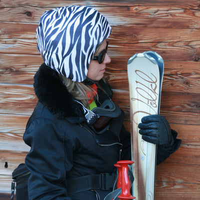 Coolcasc Printed Cool Helmet Cover Zebra